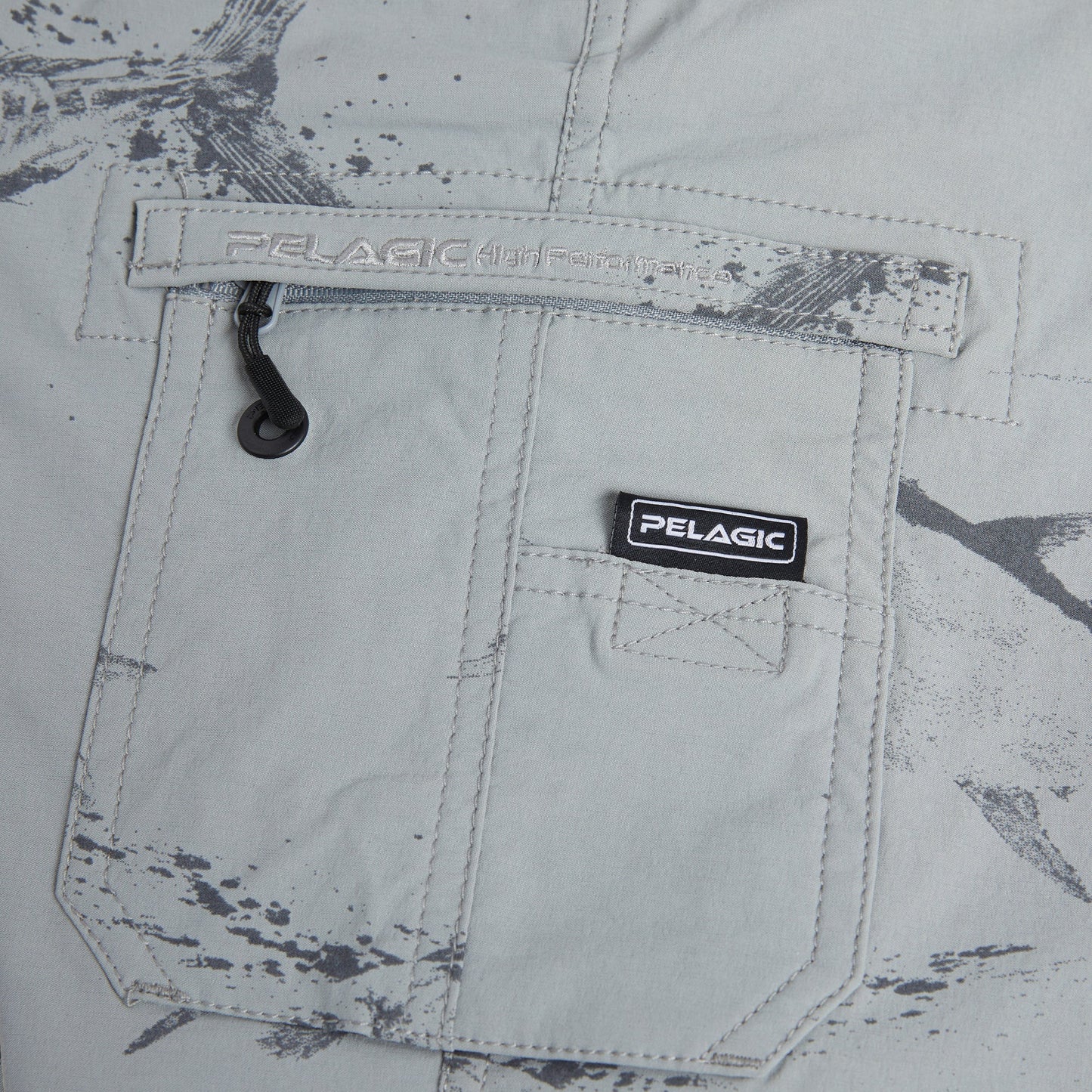 Pelagic Customer Favorite | Youth Hybrid Shorts - Youth Traverse Gyotaku