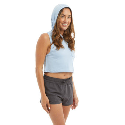 Pelagic Top Pick | Ws Hooded Cropped Tank - Ws Freespool