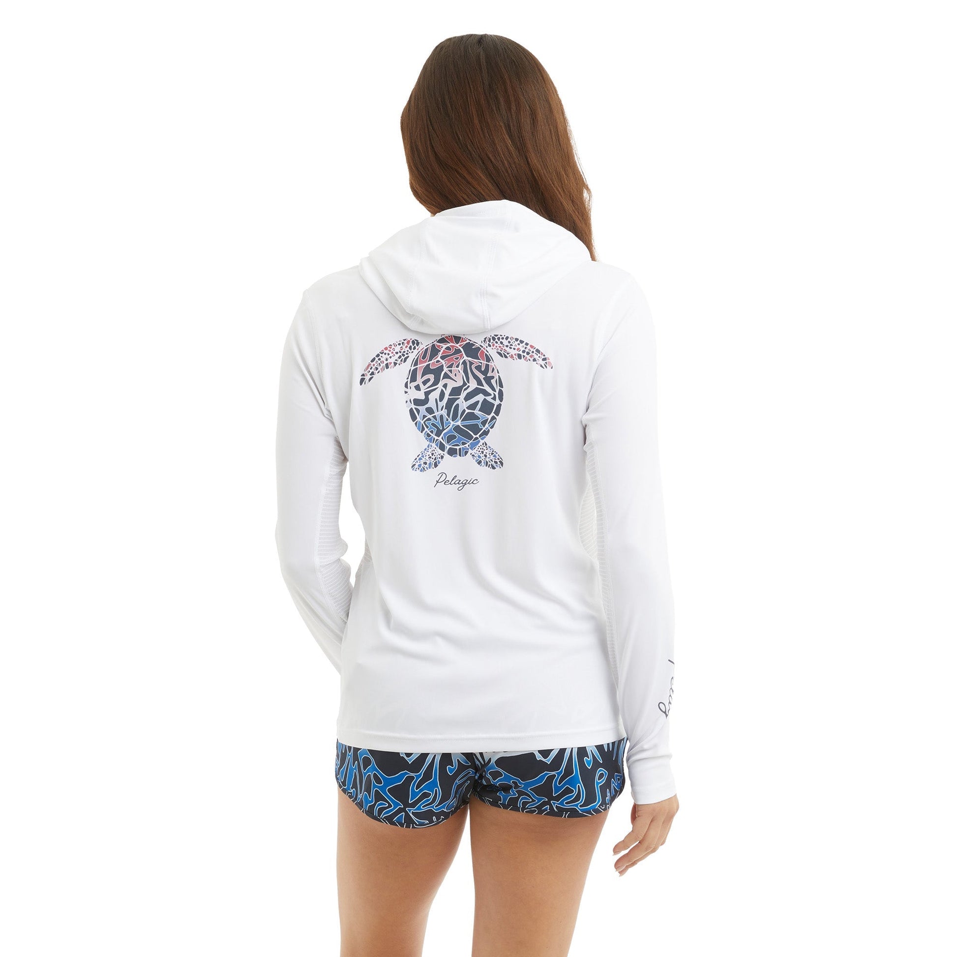 Pelagic Value | Ws Hooded Fishing Shirt - Ws Vaportek Lionfish Turtle