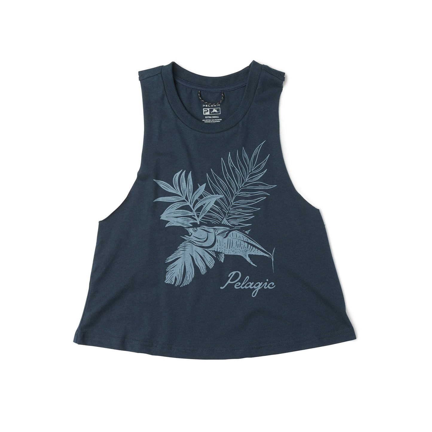 Pelagic Latest | Ws Cropped Tank - Ws Tropic Tuna