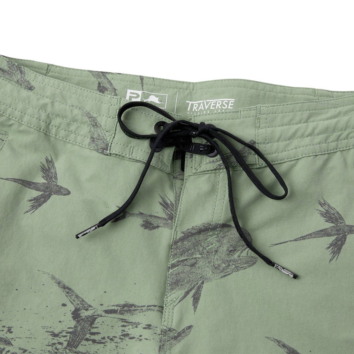 Pelagic Great Value | Ws Shorts - Ws Traverse Gyotaku
