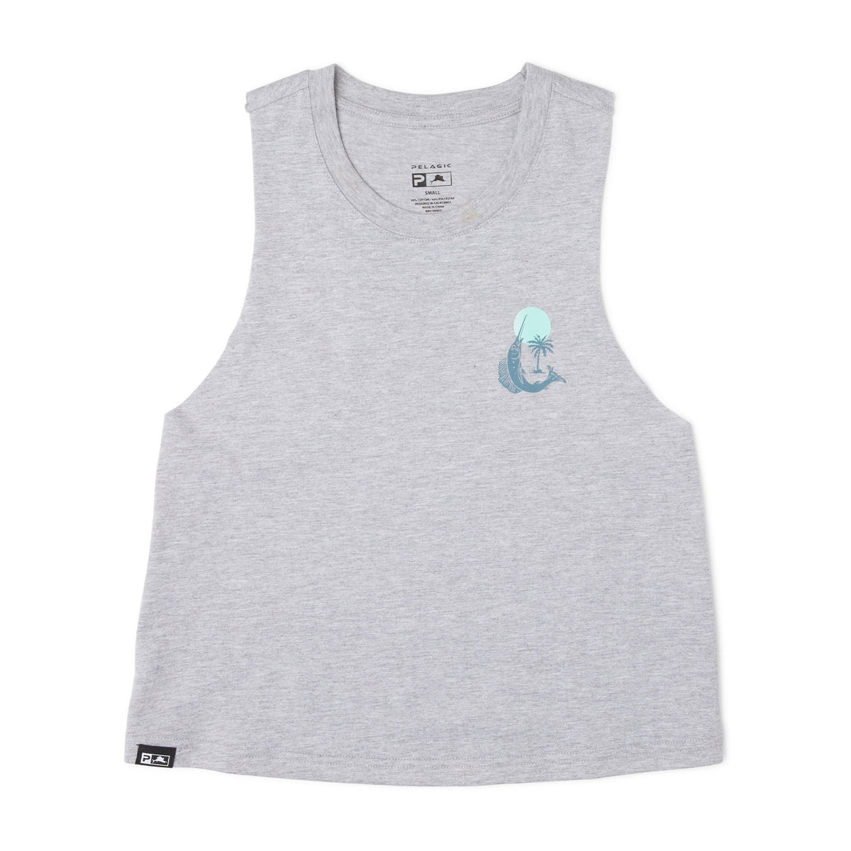 Pelagic Top Pick | Ws Cropped Tank - Ws Tropic Sail