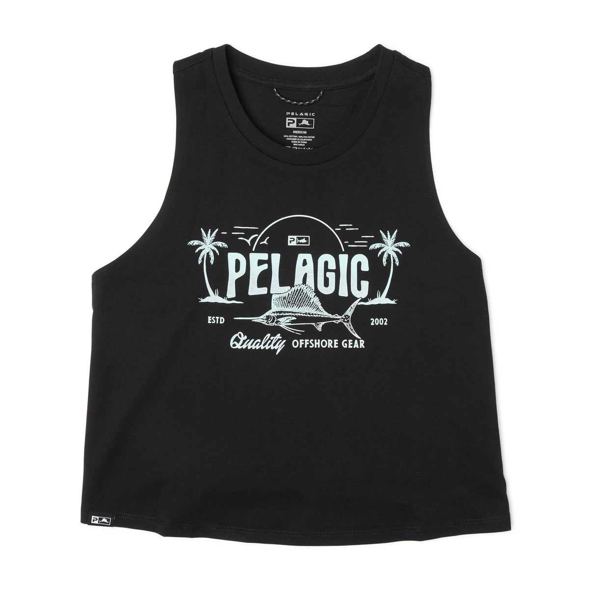 Pelagic Everyday | Ws Cropped Tank - Ws Horizon