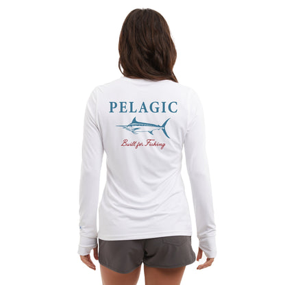 Pelagic Latest | Ws Fishing Shirt - Ws Aquatek Marlin Made
