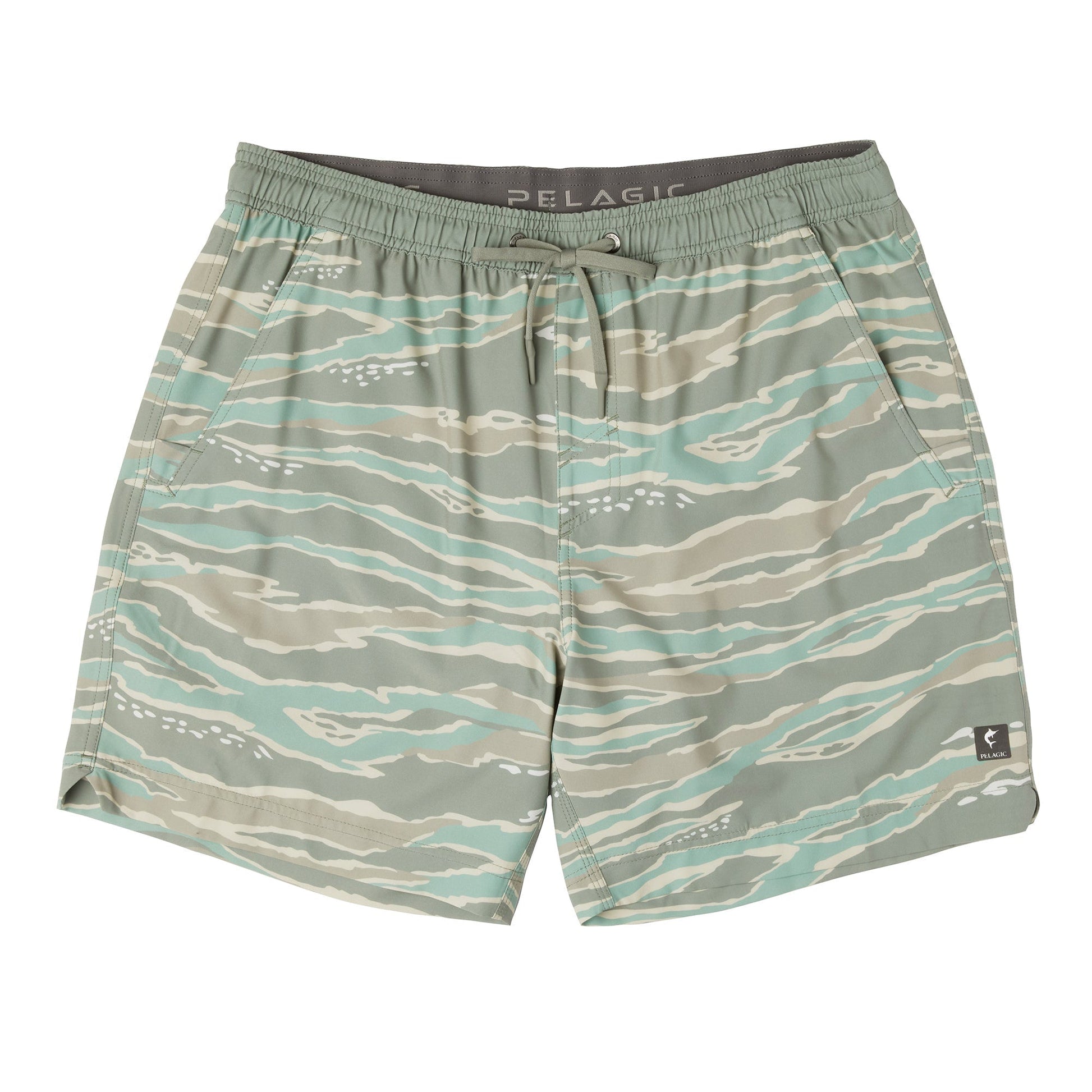 Pelagic Latest | Elastic Waist Lined Shorts 17" - Leiday