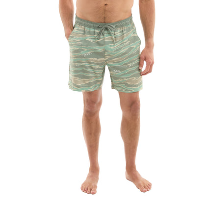 Pelagic Latest | Elastic Waist Lined Shorts 17" - Leiday