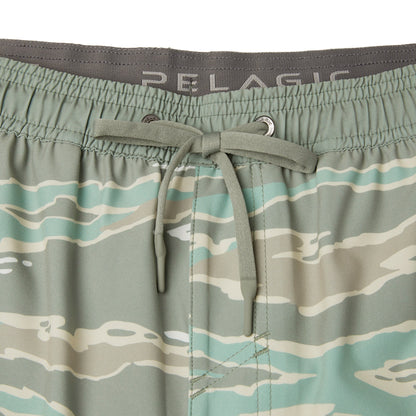 Pelagic Latest | Elastic Waist Lined Shorts 17" - Leiday