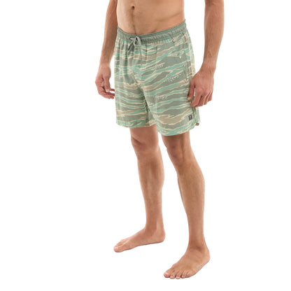 Pelagic Latest | Elastic Waist Lined Shorts 17" - Leiday