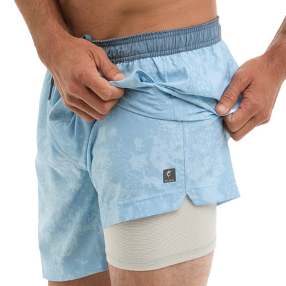 Pelagic Top Pick | Elastic Waist Lined Shorts 17" - Leiday