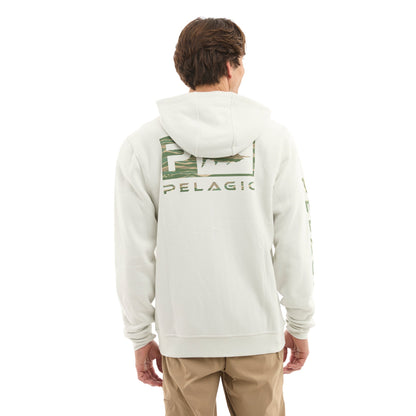 Pelagic Great Value | Zip Fleece Hoodie - Tanner Wahoo Icon