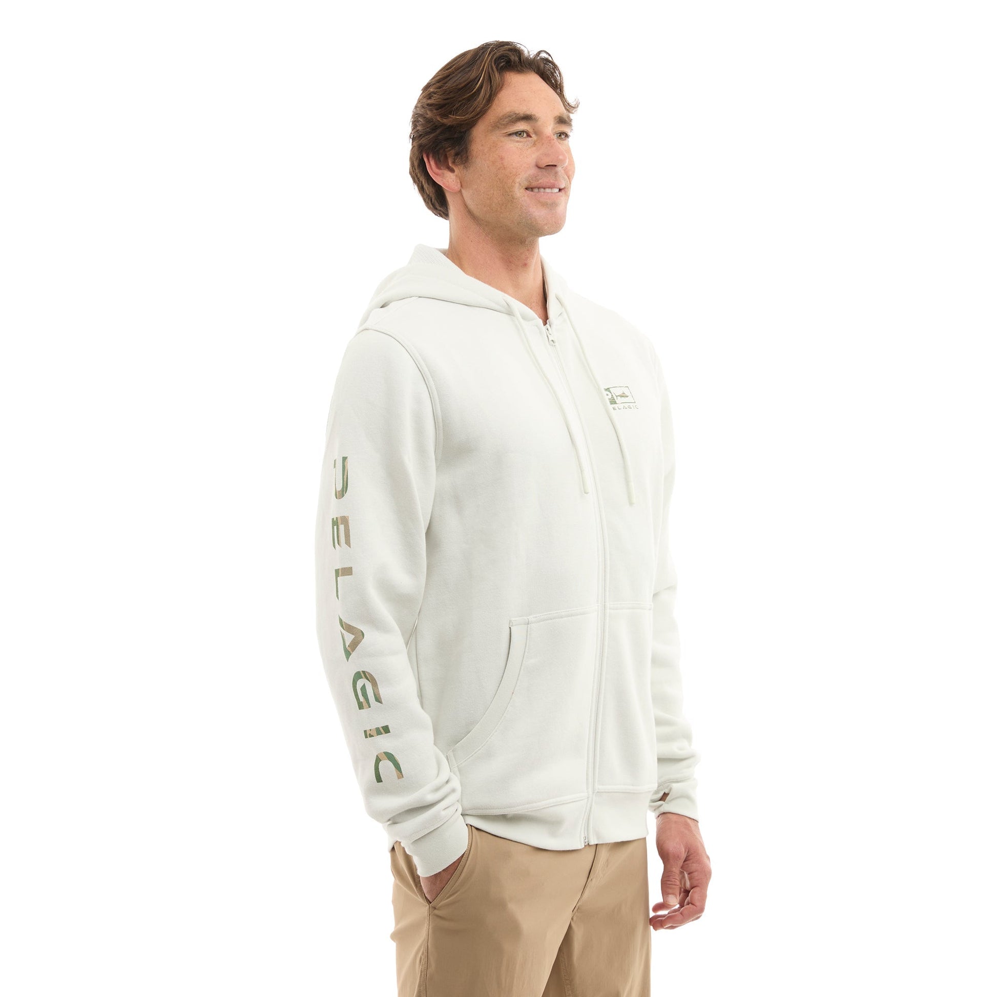 Pelagic Great Value | Zip Fleece Hoodie - Tanner Wahoo Icon