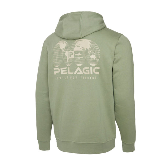 Pelagic Latest | Pullover Fleece Hoodie - Osborn Spliced