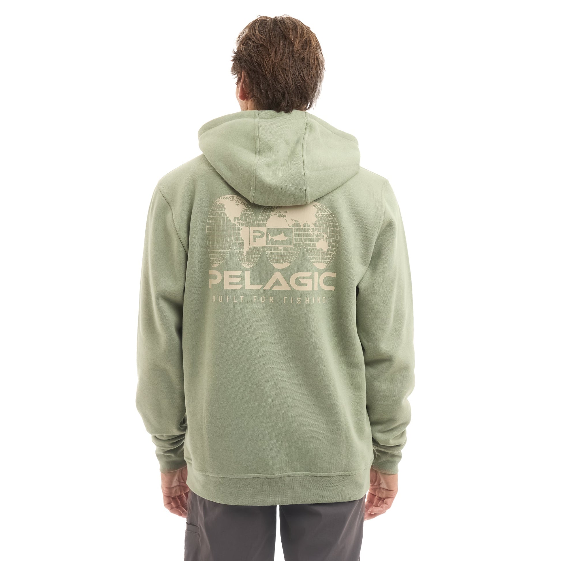Pelagic Latest | Pullover Fleece Hoodie - Osborn Spliced