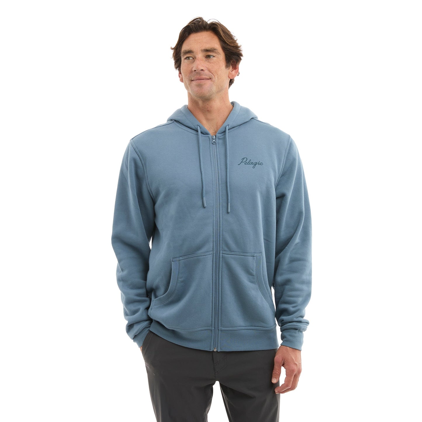 Pelagic Trusted | Zip Fleece Hoodie - Tanner Lines In