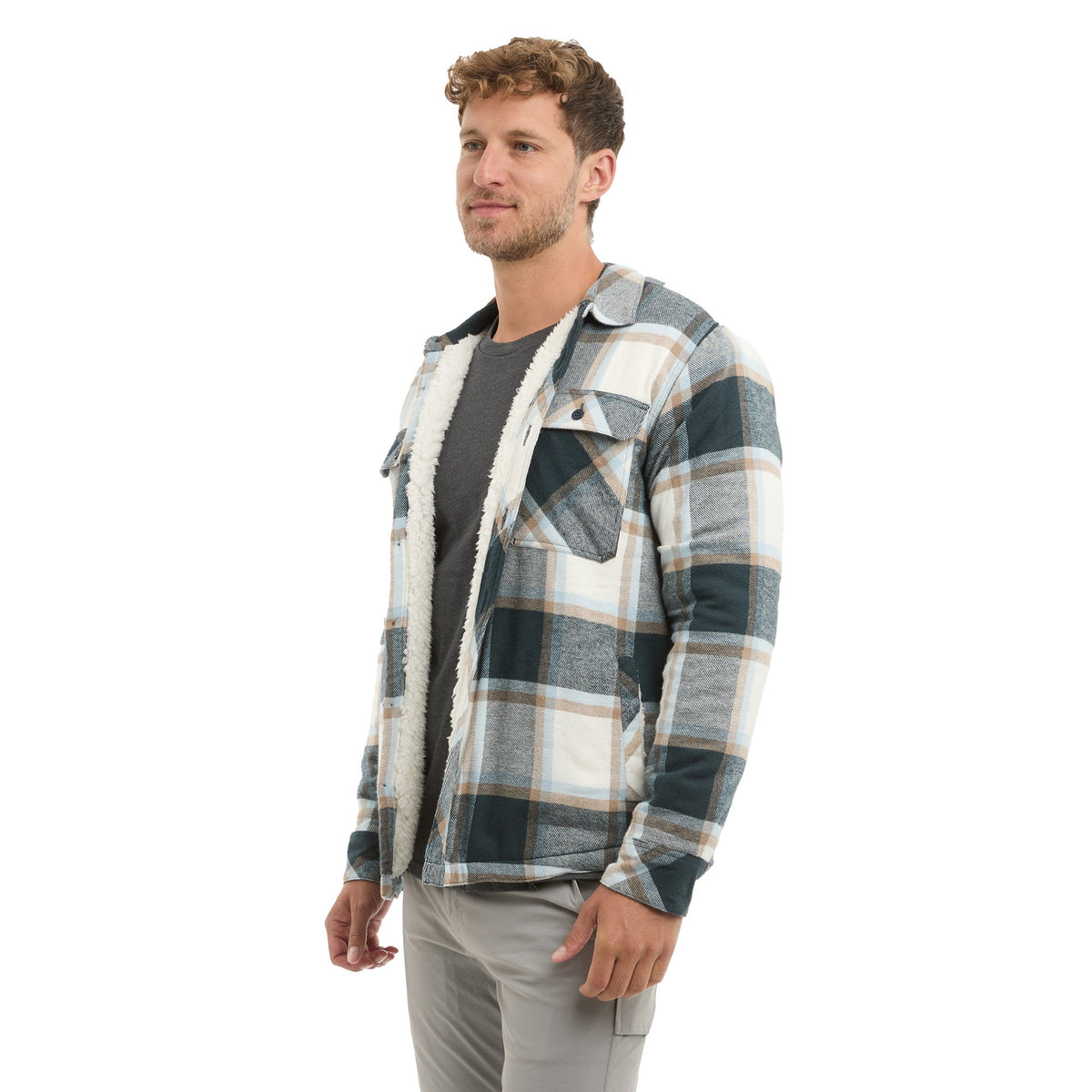 Pelagic Customer Favorite | Sherpa Lined Flannel - Kodiak