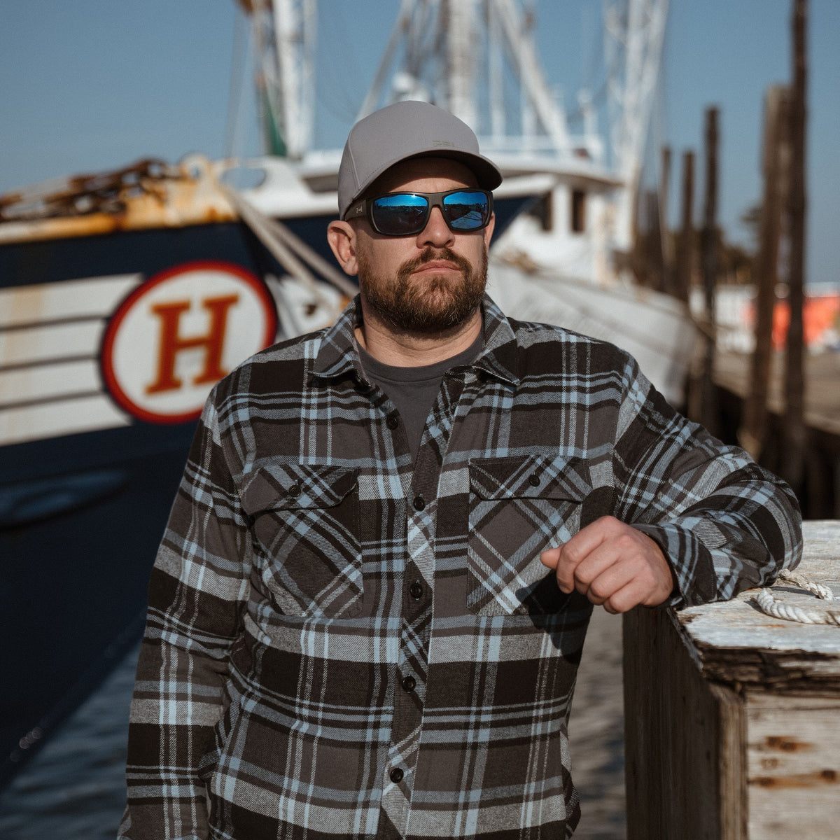 Pelagic Top Pick | Sherpa Lined Flannel - Kodiak