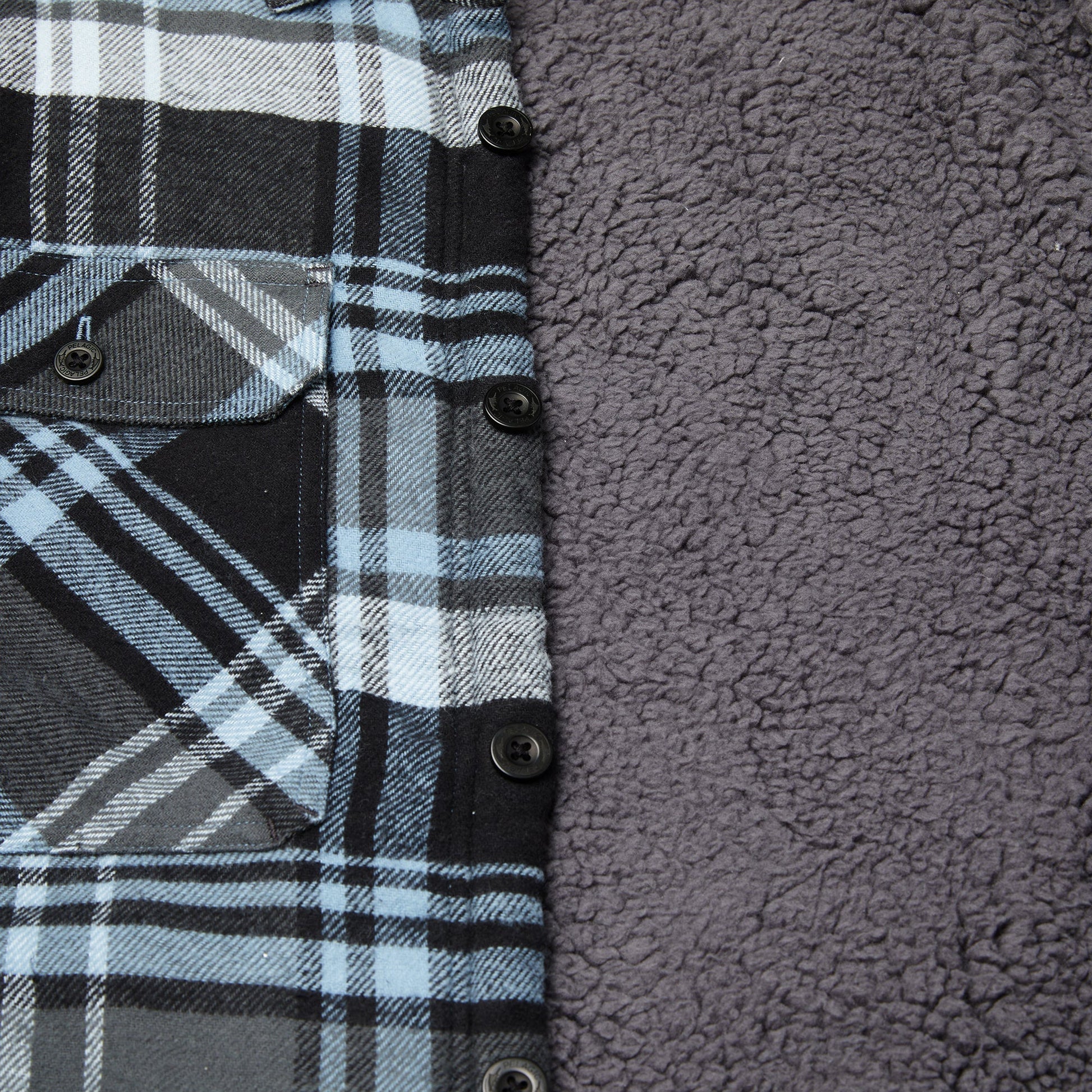 Pelagic Top Pick | Sherpa Lined Flannel - Kodiak