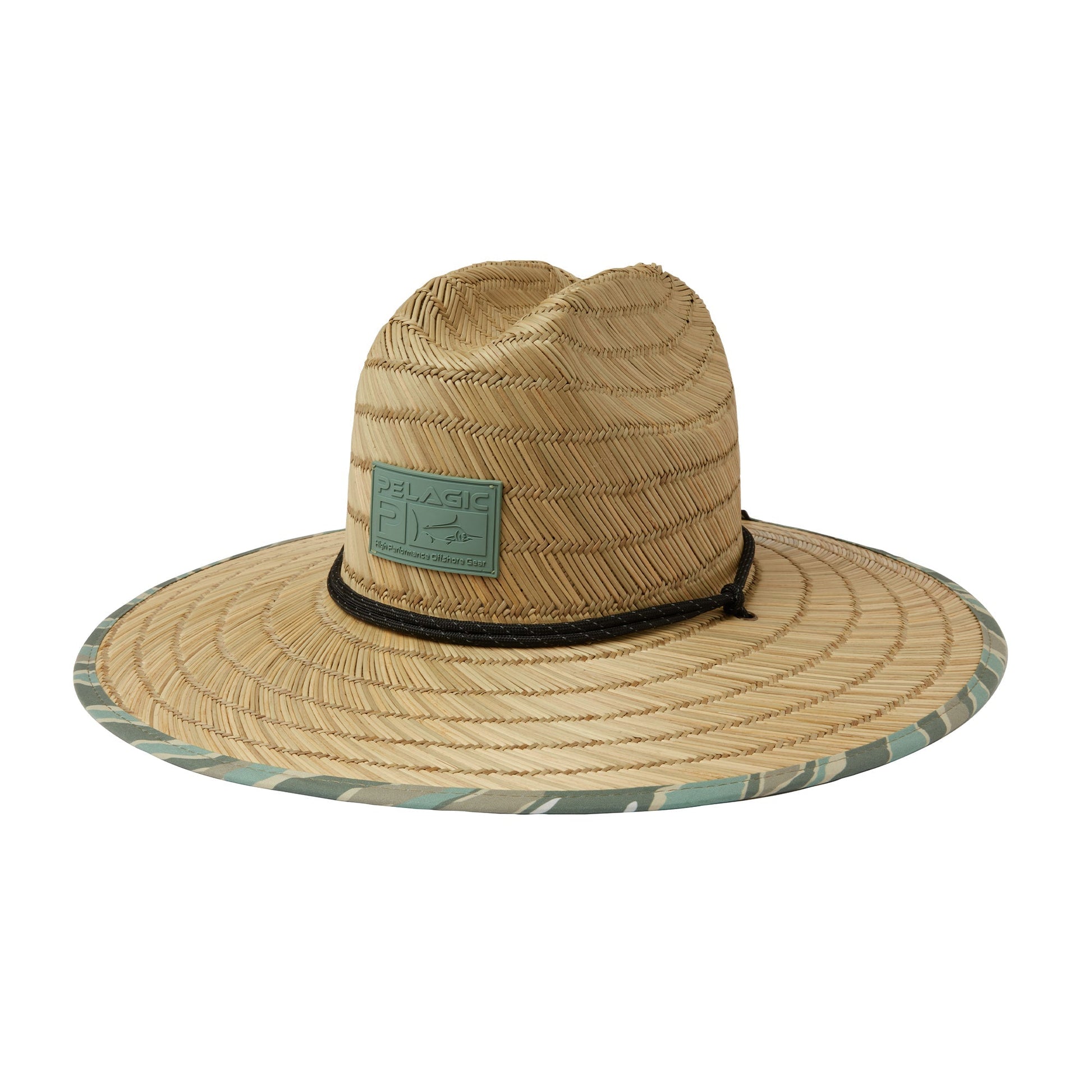 Pelagic Everyday | Straw Hat - Baja Wahoo Camo
