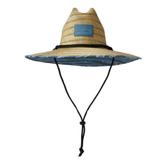 Pelagic Quality | Straw Hat - Baja Wahoo Camo
