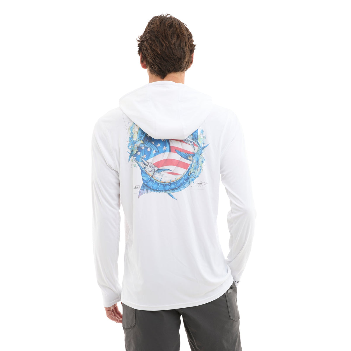 Pelagic Latest | Hooded Fishing Shirt - Vaportek Goione American Marlin