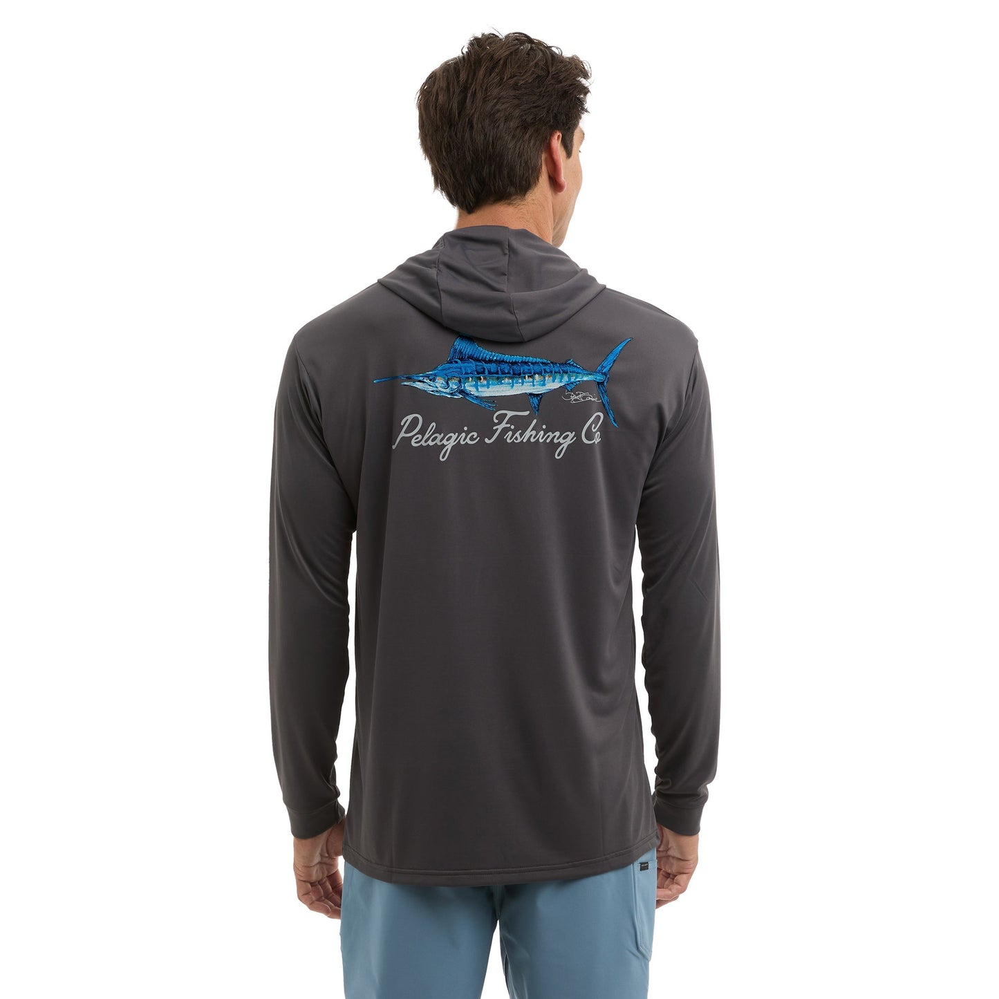 Pelagic Everyday | Hooded Fishing Shirt - Aquatek Goione Marlin