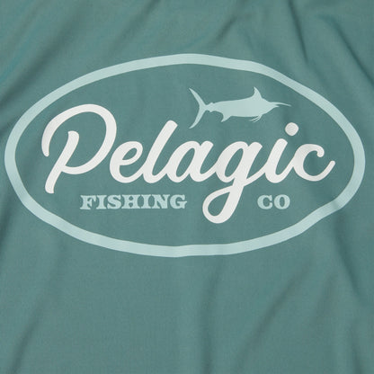 Pelagic Quality | Youth Hooded Fishing Shirt - Youth Vaportek Circled