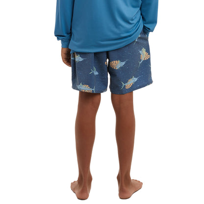 Pelagic Trusted | Youth Elastic Waist Shorts - Youth Dockside
