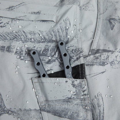Pelagic Customer Favorite | Youth Hybrid Shorts - Youth Traverse Gyotaku