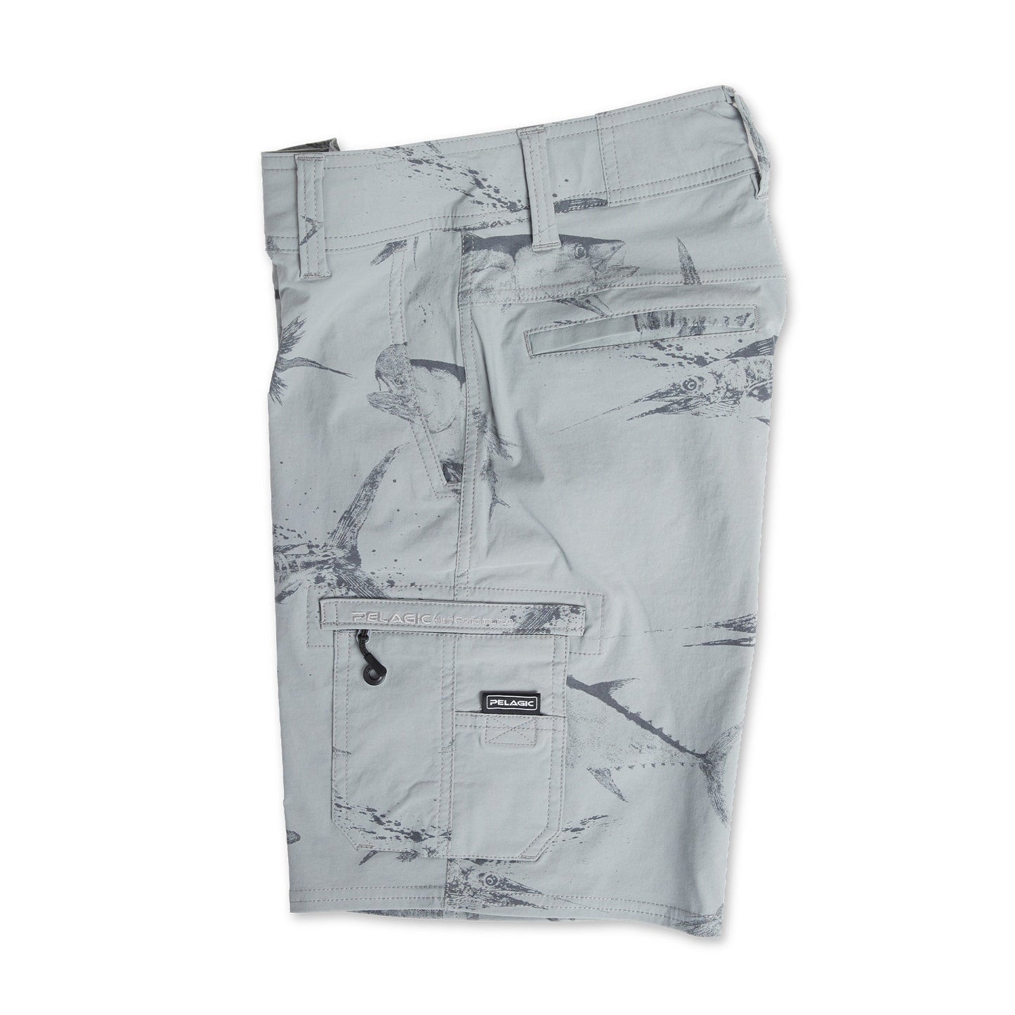 Pelagic Customer Favorite | Youth Hybrid Shorts - Youth Traverse Gyotaku