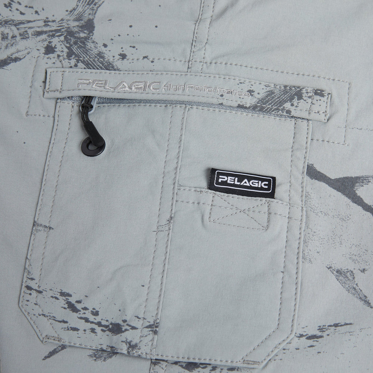 Pelagic Customer Favorite | Youth Hybrid Shorts - Youth Traverse Gyotaku