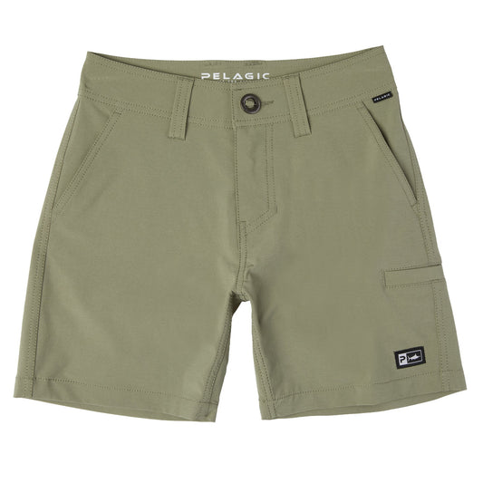 Pelagic Latest | Youth Hybrid Shorts - Youth Mako Deep Sea
