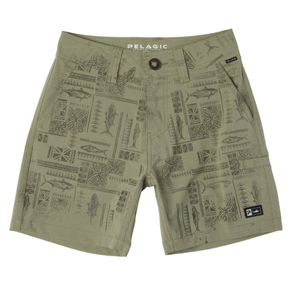 Pelagic Latest | Youth Hybrid Shorts - Youth Mako Deep Sea