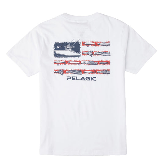 Pelagic Customer Favorite | Youth T-Shirt - Youth Lure Flag