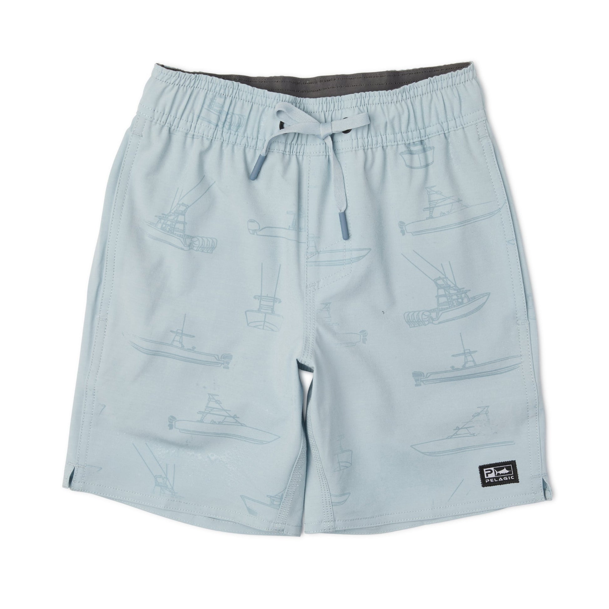 Pelagic Top Pick | Youth Elastic Waist Shorts - Youth Dockside Deep Sea Center Con