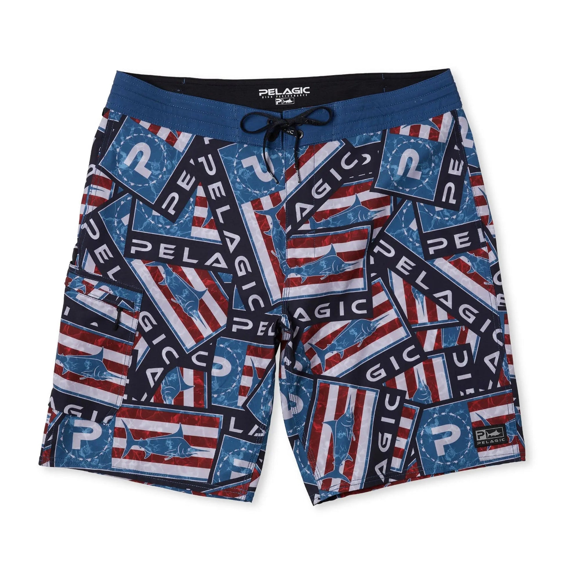Pelagic Quality | Boardshorts 21" - Blue Water Sticker