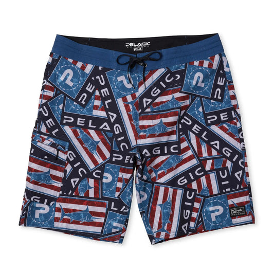 Pelagic Quality | Boardshorts 21" - Blue Water Sticker