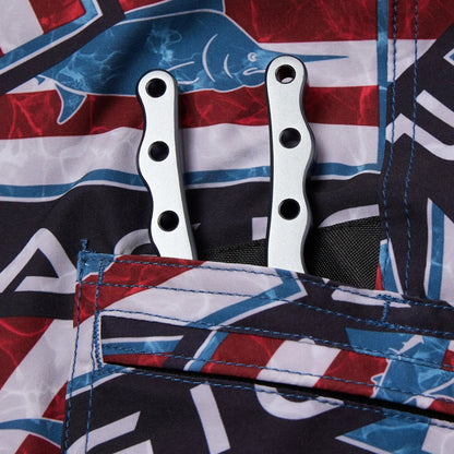 Pelagic Quality | Boardshorts 21" - Blue Water Sticker
