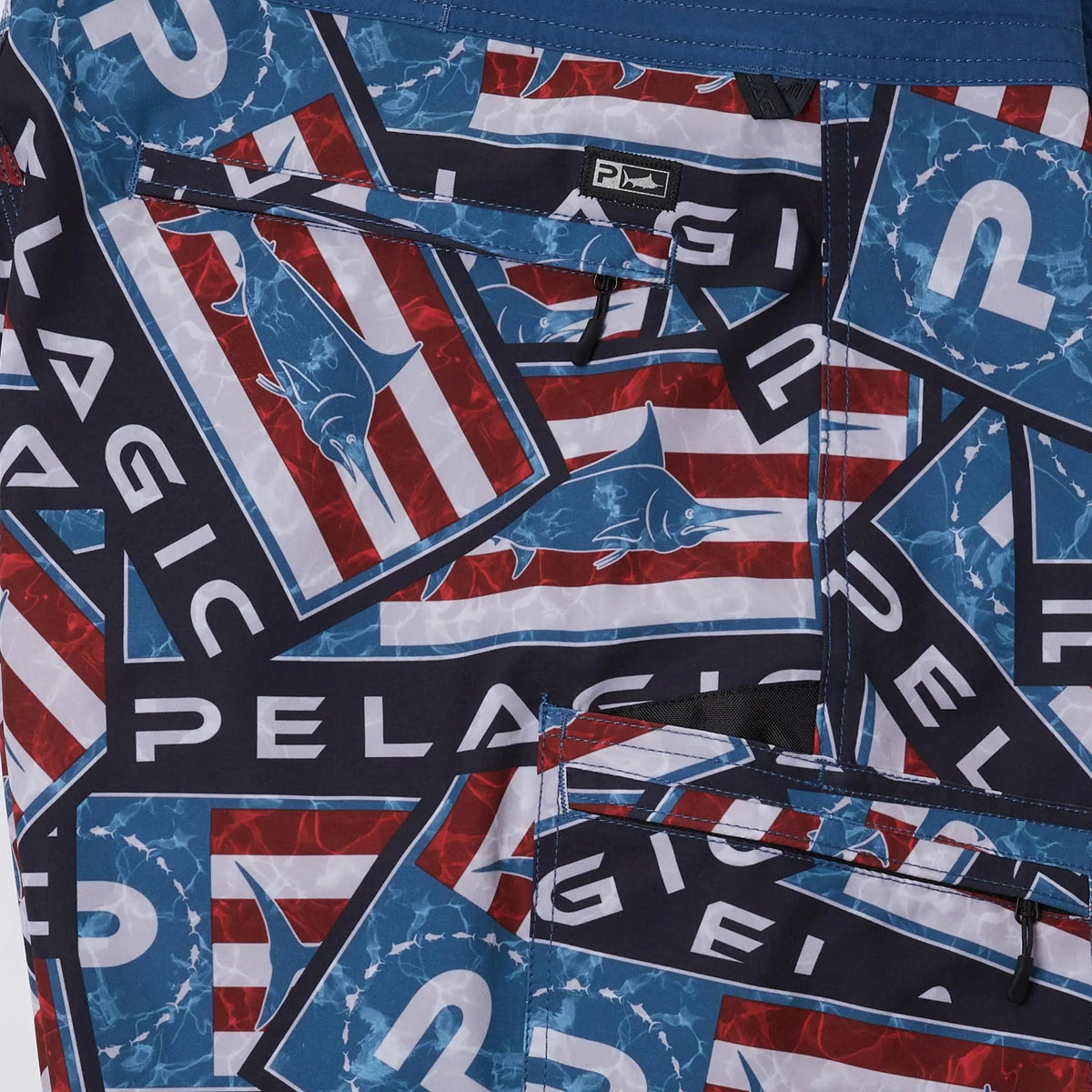 Pelagic Quality | Boardshorts 21" - Blue Water Sticker