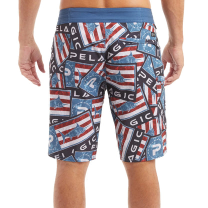 Pelagic Quality | Boardshorts 21" - Blue Water Sticker