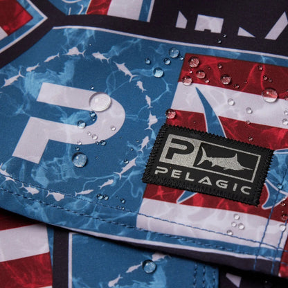 Pelagic Quality | Boardshorts 21" - Blue Water Sticker