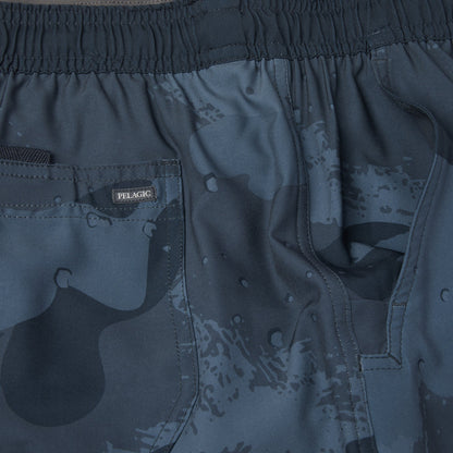 Pelagic Latest | Elastic Waist Lined Shorts 17" - Leiday