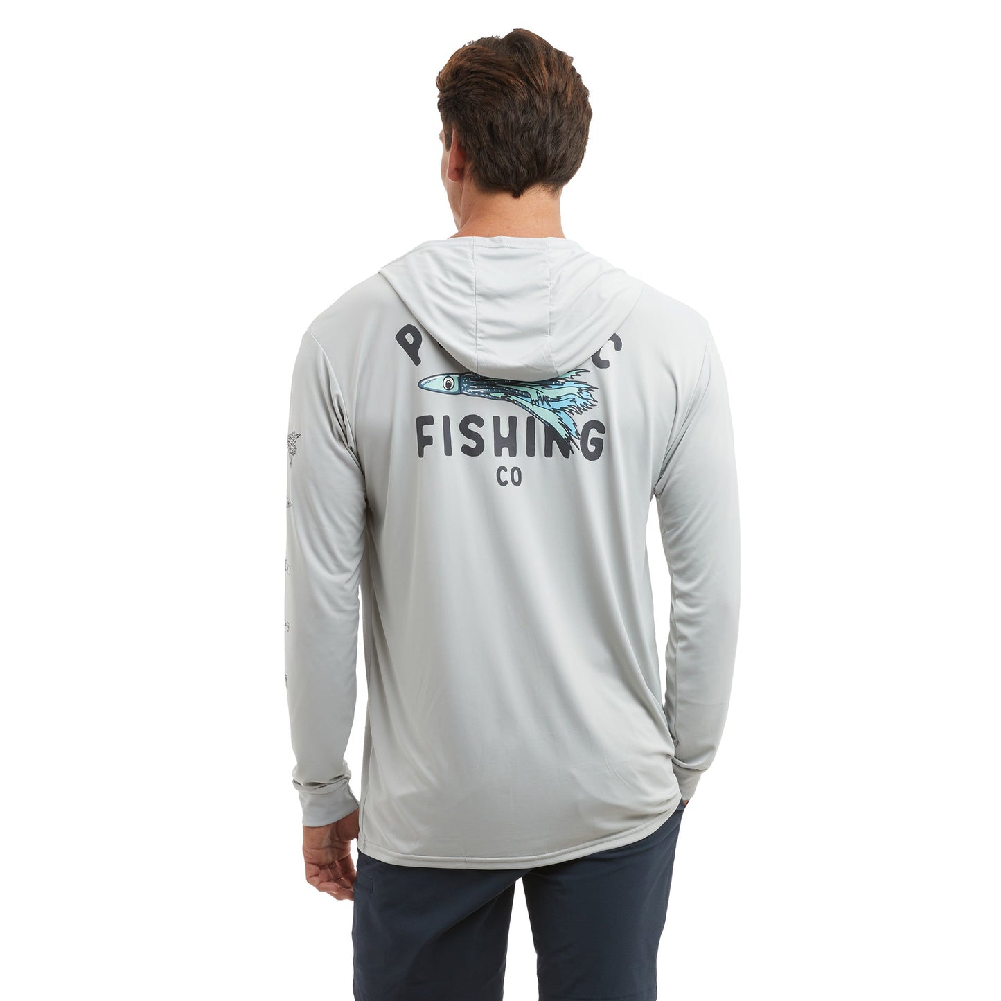 Pelagic Latest | Hooded Fishing Shirt - Aquatek Feather'd