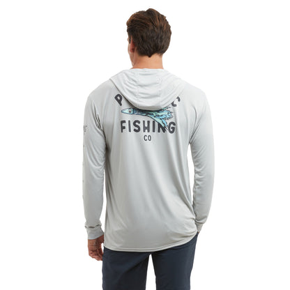 Pelagic Latest | Hooded Fishing Shirt - Aquatek Feather'd