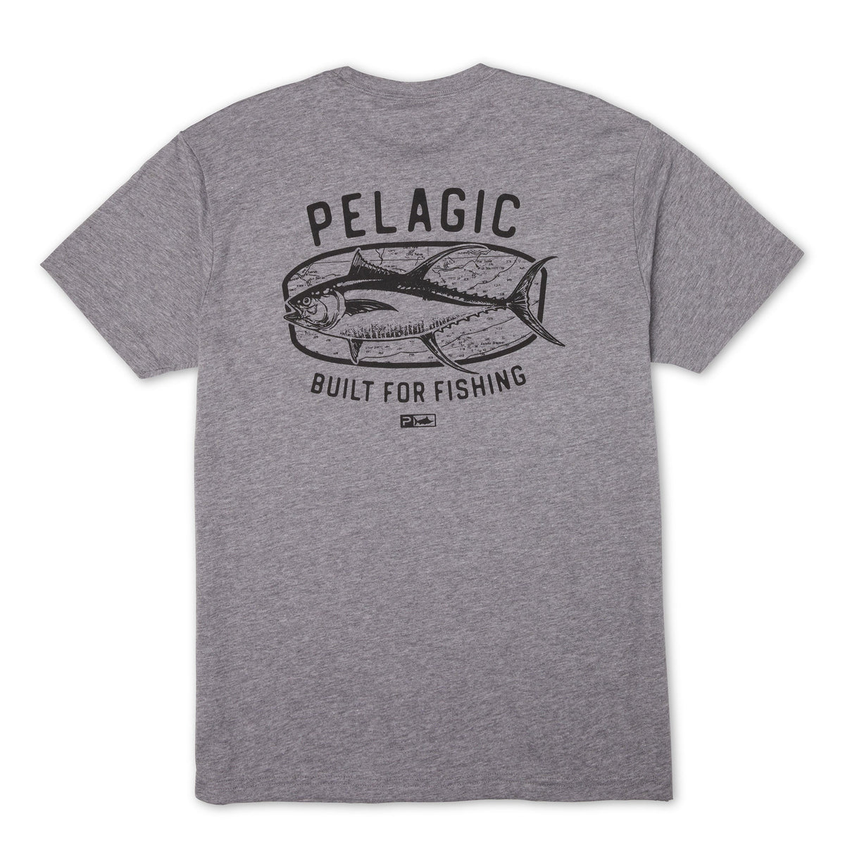 Pelagic Everyday | T-Shirt - Map Fish