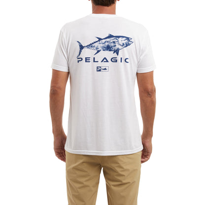 Pelagic Latest | T-Shirt - Gyotaku Tuna