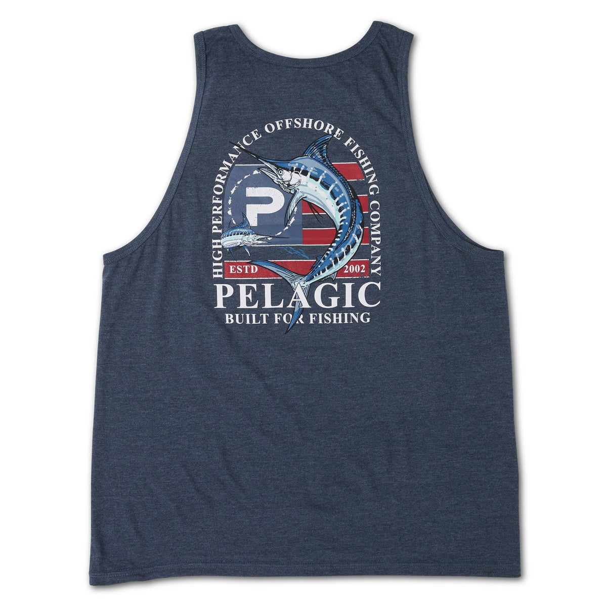 Pelagic Top Pick | Tank Top - Patriot Marlin