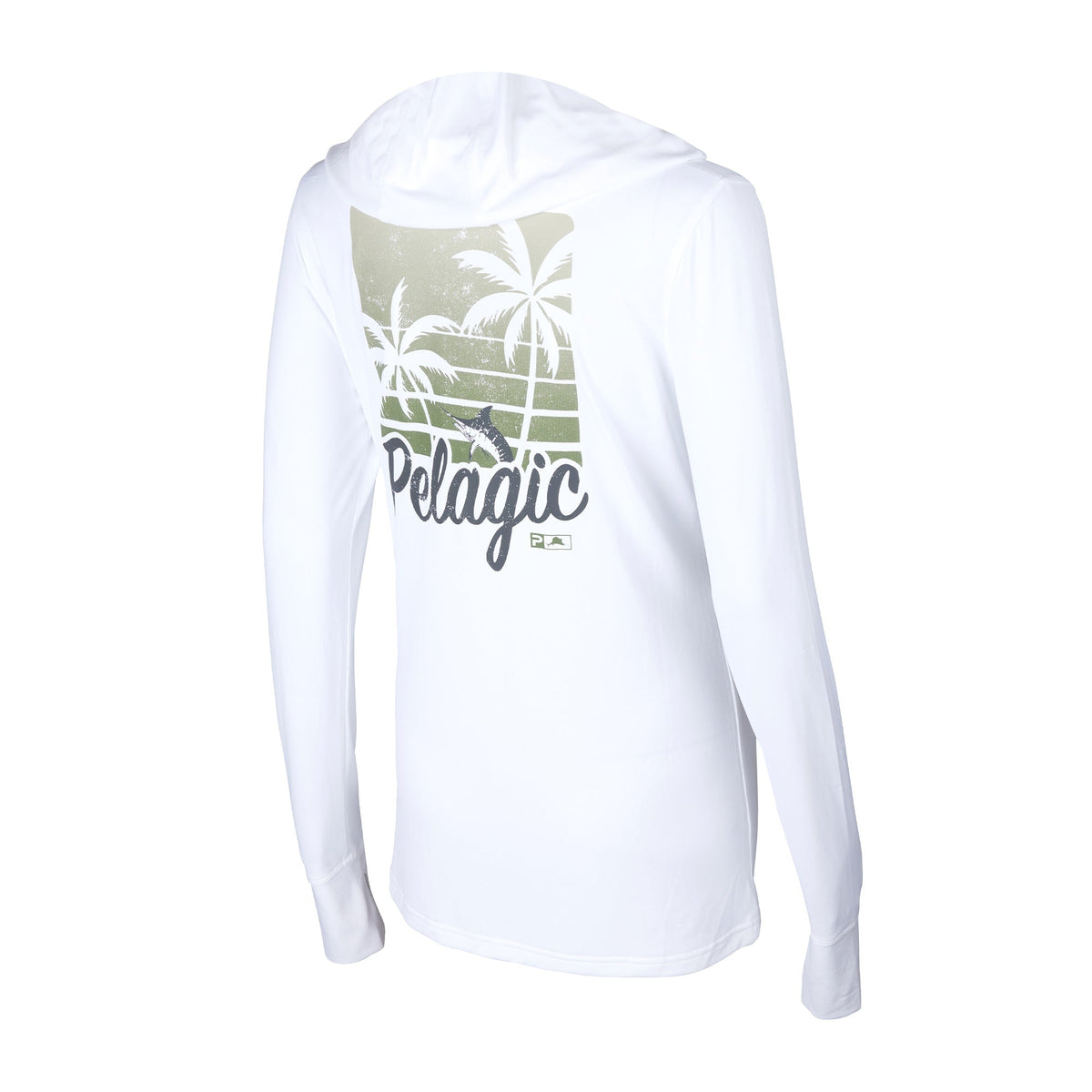 Pelagic Latest | Ws Hooded Fishing Shirt - Ws Aquatek Island Time