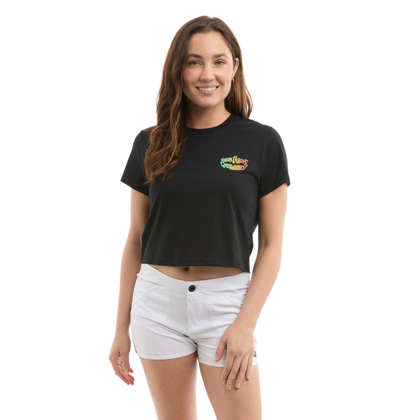 Pelagic Top Pick | Ws Cropped T-Shirt - Ws Stick Figure Chasin