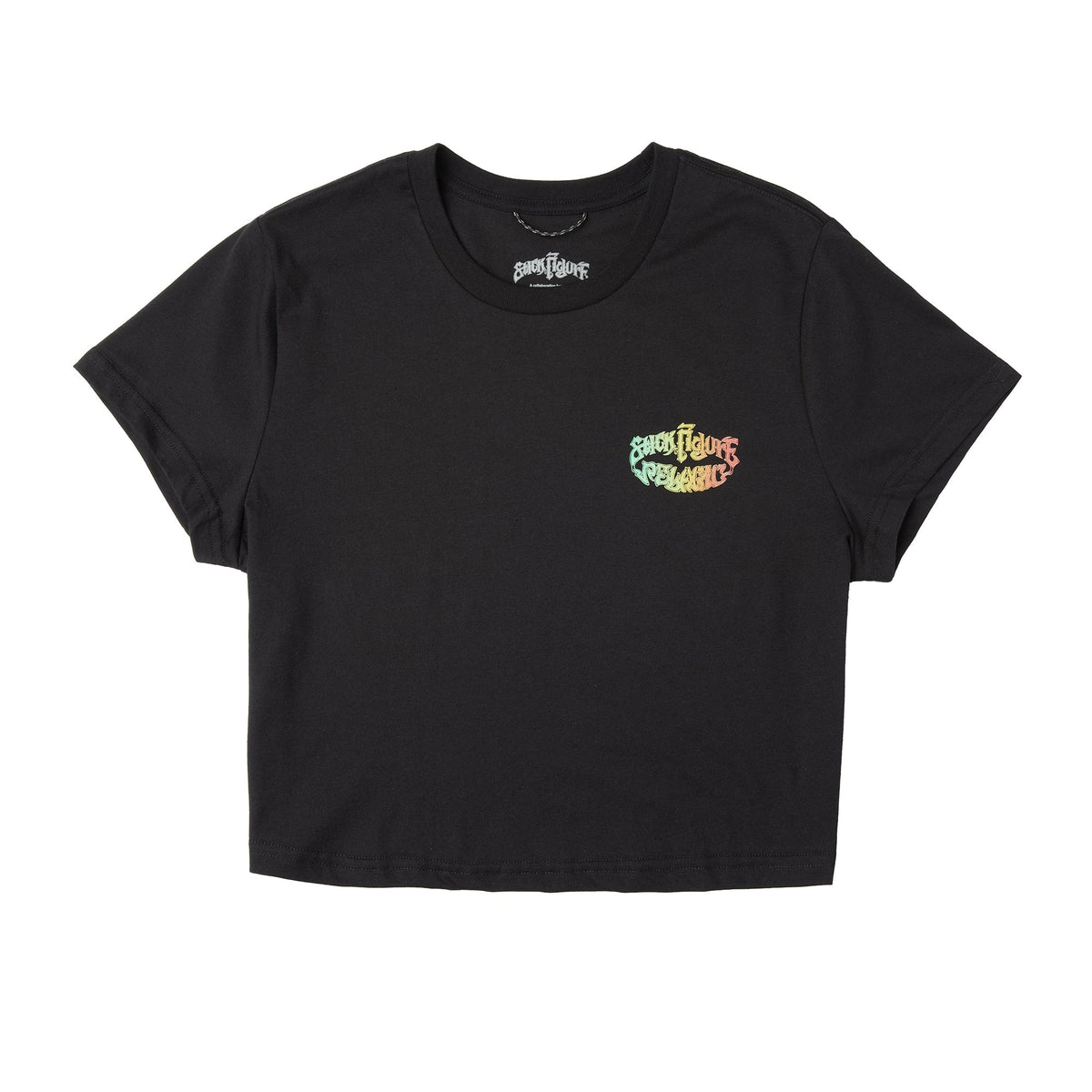 Pelagic Top Pick | Ws Cropped T-Shirt - Ws Stick Figure Chasin