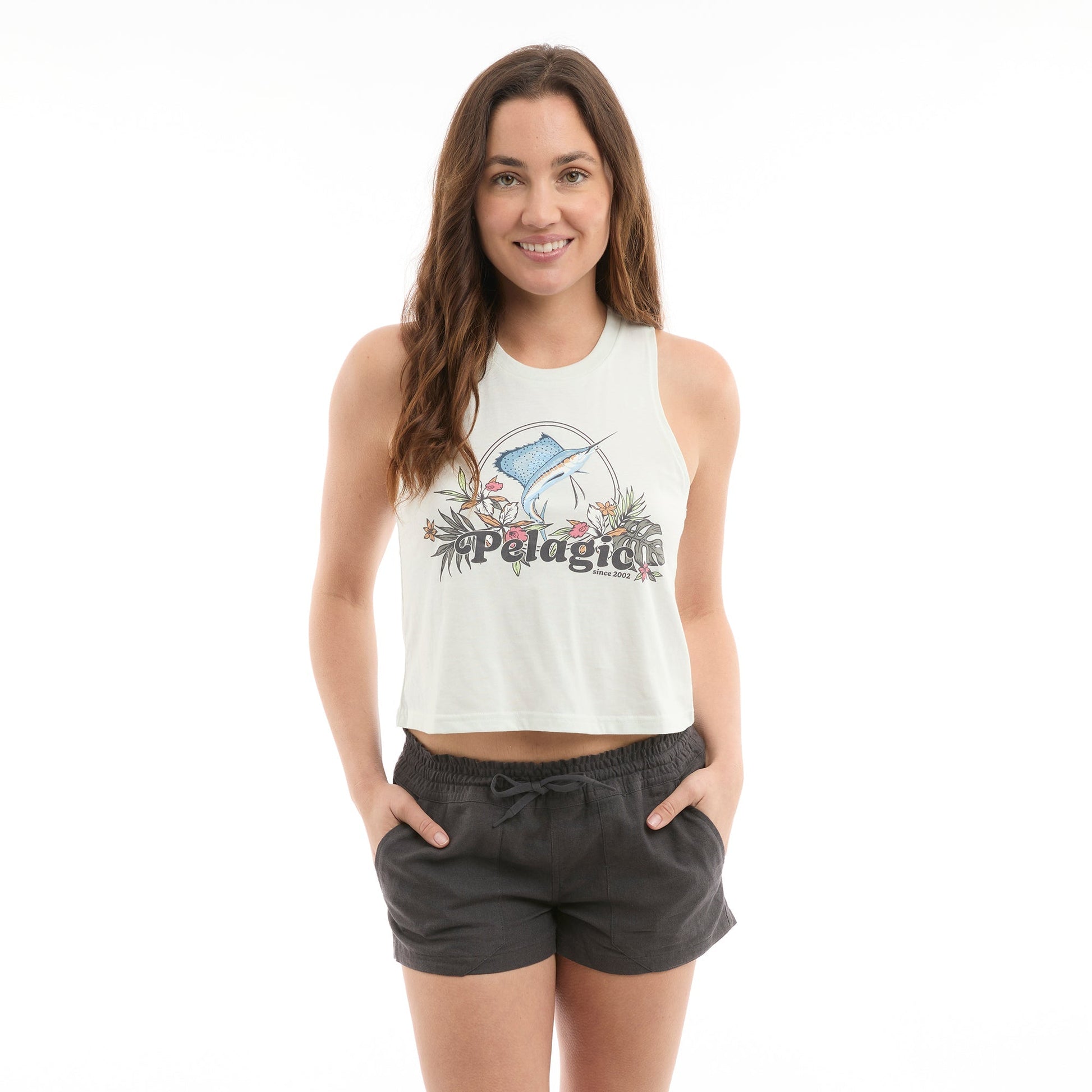 Pelagic Great Value | Ws Cropped Tank - Ws Tropic Sea